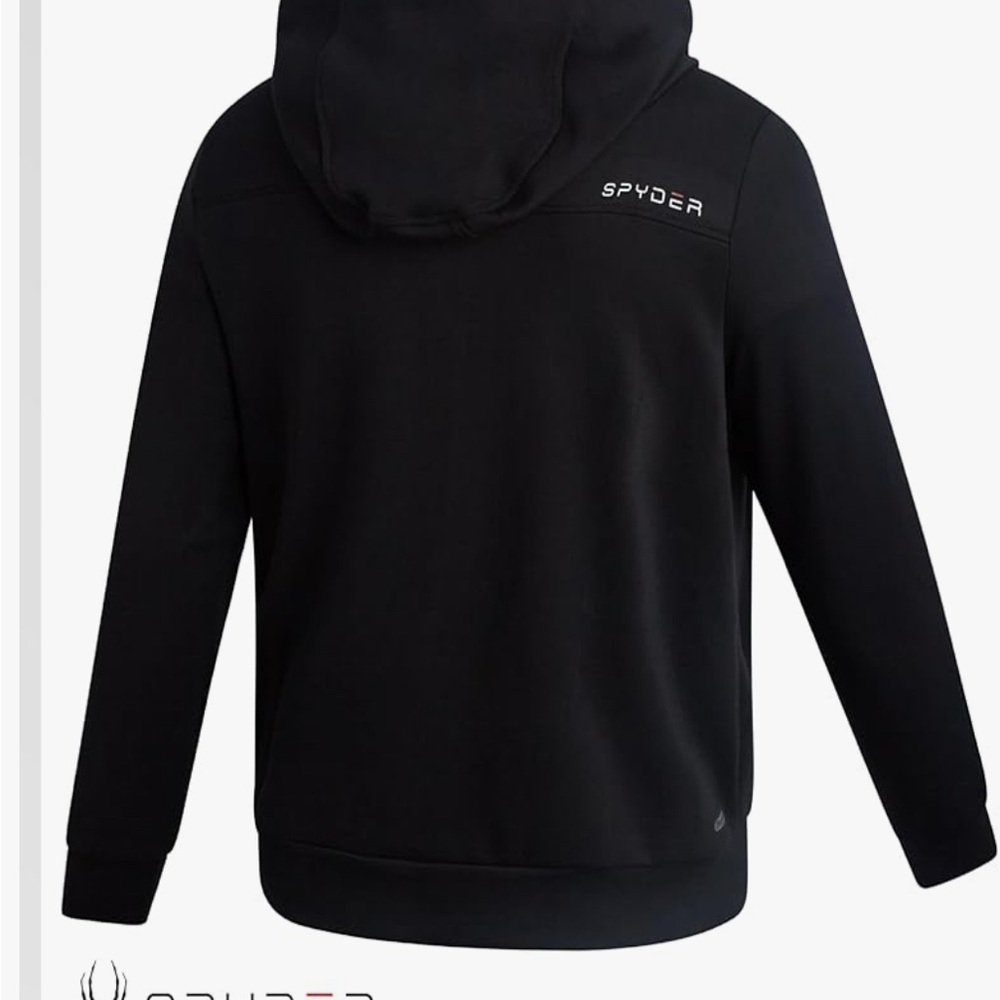 Spyder Black Full-Zip Jacket - Picture 4 of 6